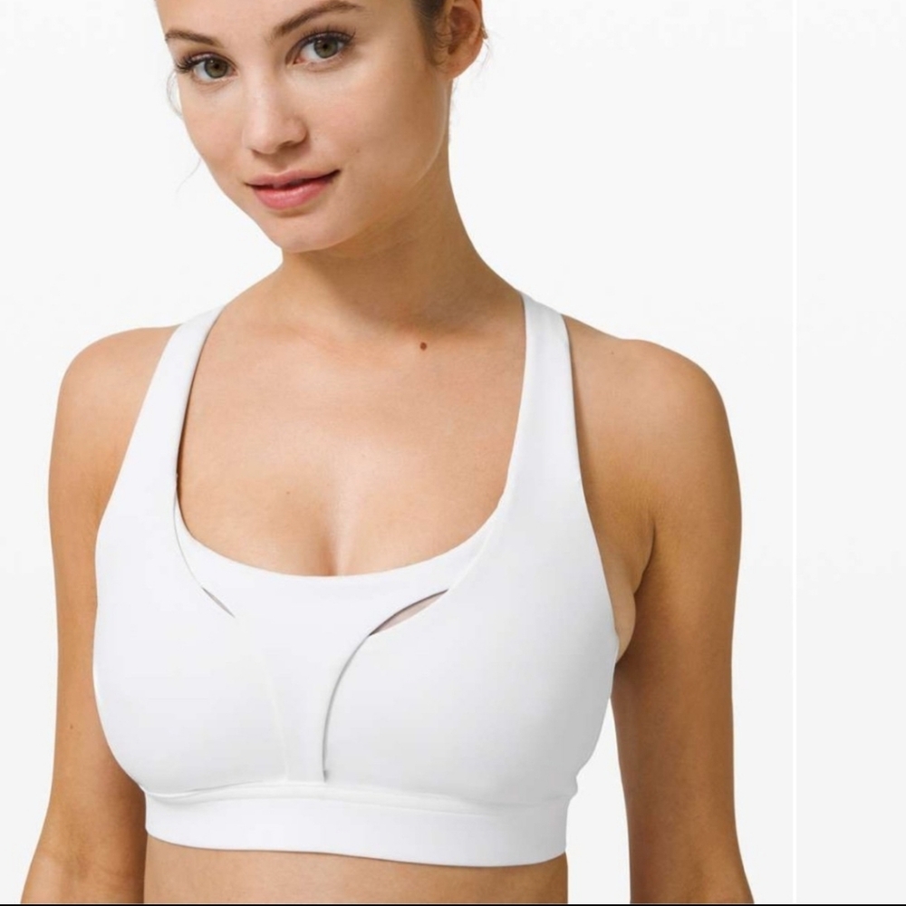 Lululemon Athletica Stash It All Bra Women’s Size 4 Strappy Racerback Yoga